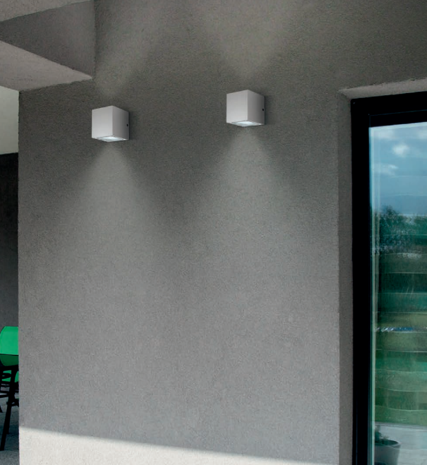 GEALUCE Applique cubo alluminio bianco-antracite-grigio-marrone diffusore vetro 2xGX53 non incl. GEALUCE Applique cubo alluminio bianco-antracite-grigio-marrone diffusore vetro 2xGX53 non incl.